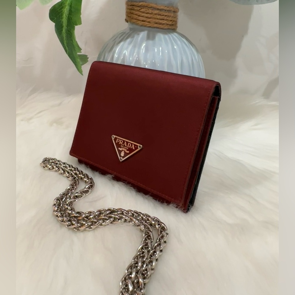 PRADA Nylon Trifold Wallet Only - Picture 5 of 16